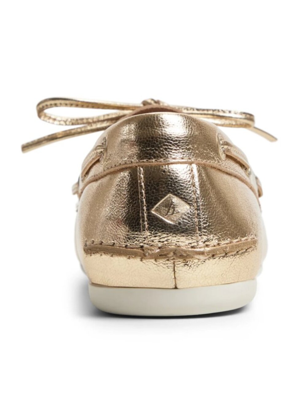 Sperry Top-Sider Slim Boat Leather Shoes Gold Women’s Size 7.5 M NWT - Picture 3 of 6